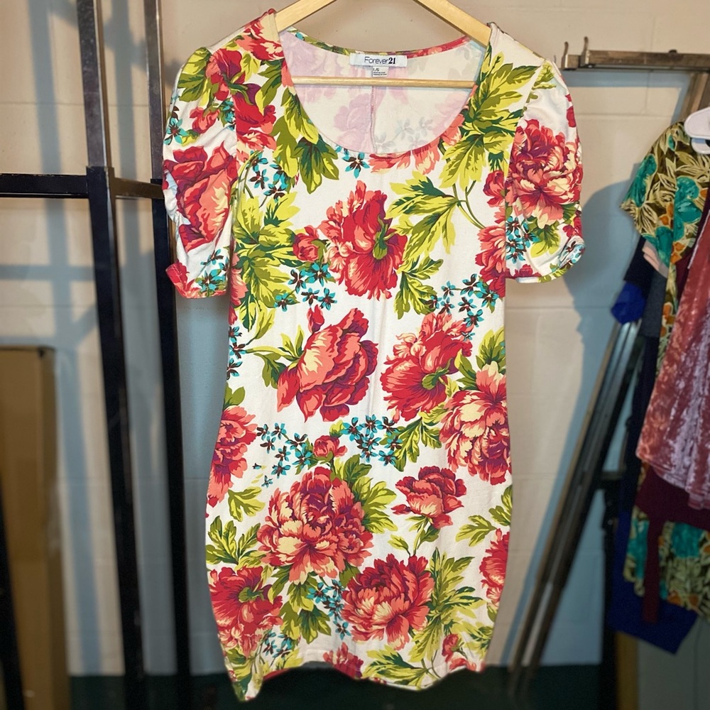 Forever21 Floral Bodycon Dress